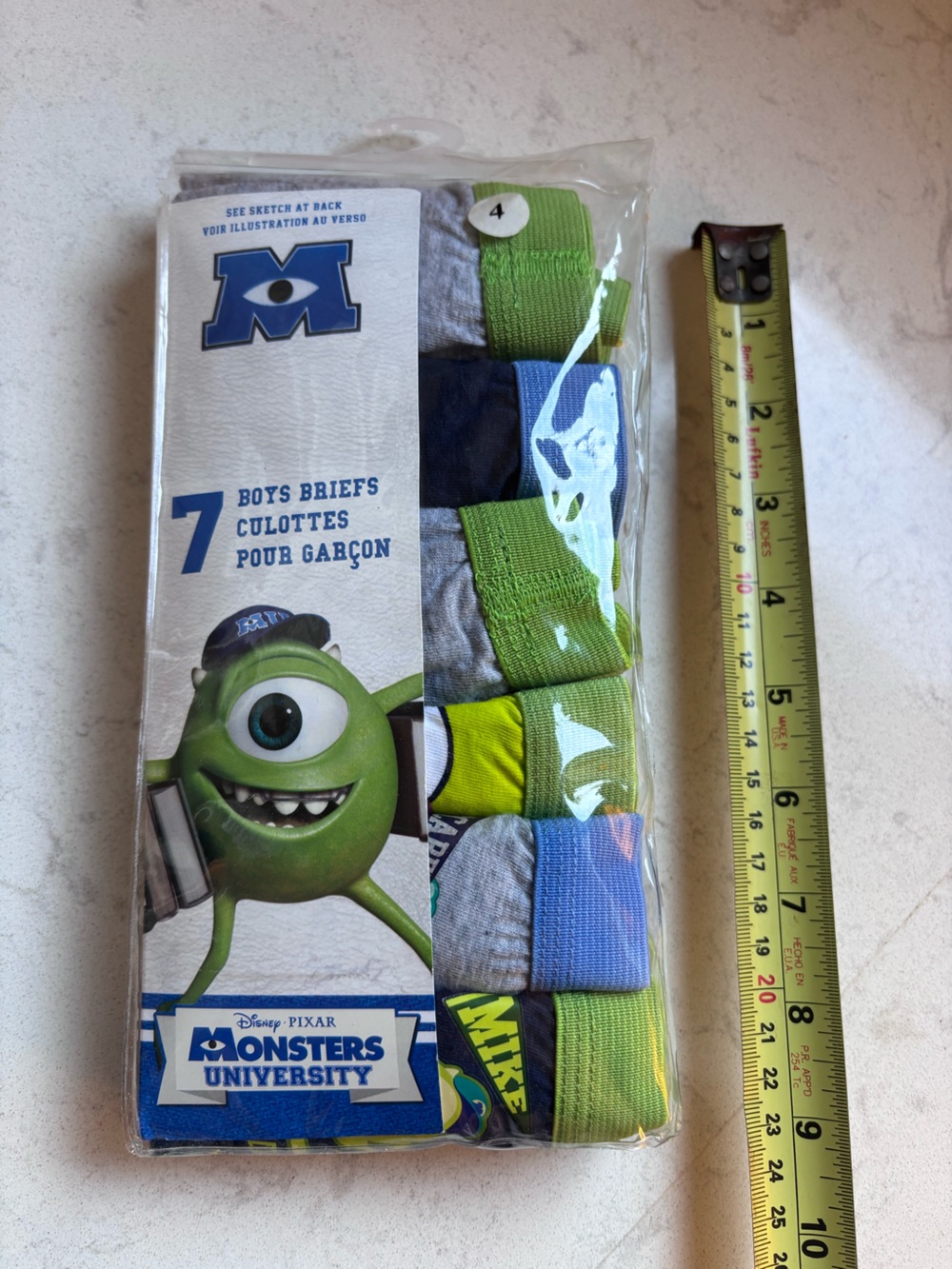 Monsters University Boys Briefs - 7 Pack - Boys Age 4